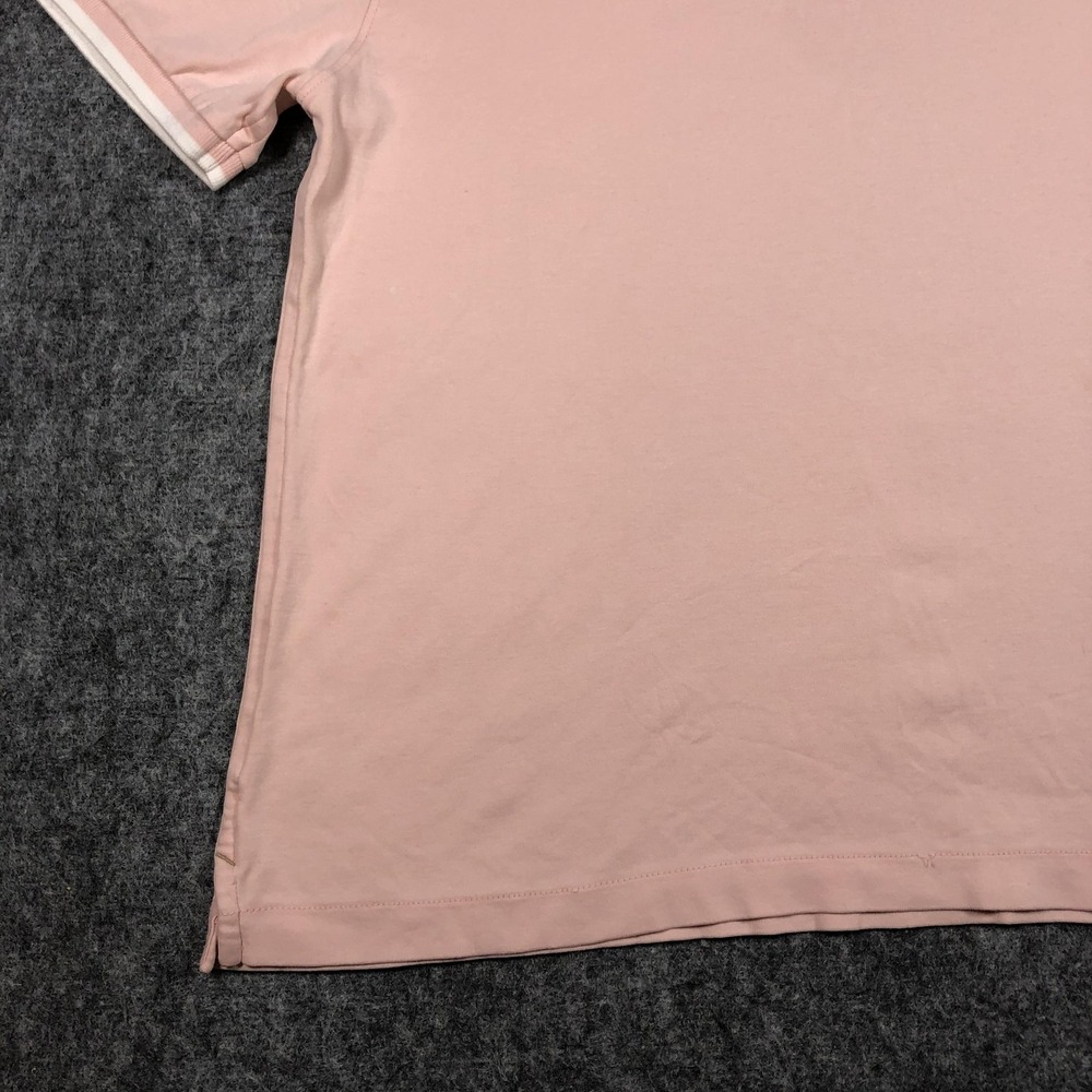 Banana Republic Polo Shirt Mens XL Pink Luxury Touch Performance Cotton Casual - Picture 2 of 15